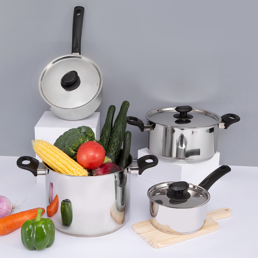 Stainless steel cookware set JY-RS-set