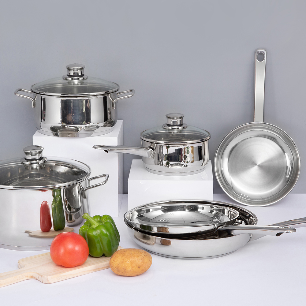 Stainless steel cookware set JY-ZX-set