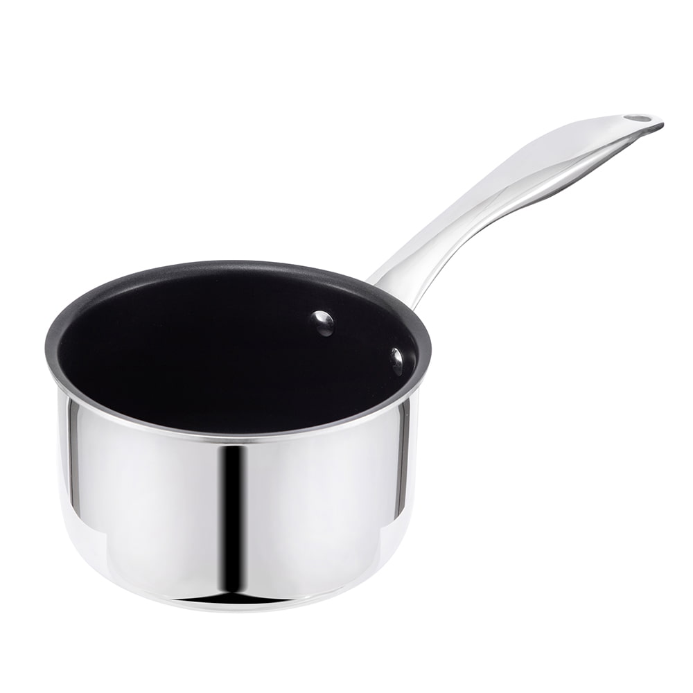 14*8.5CM Single long handle coated saucepan without lid JY-1485SNT