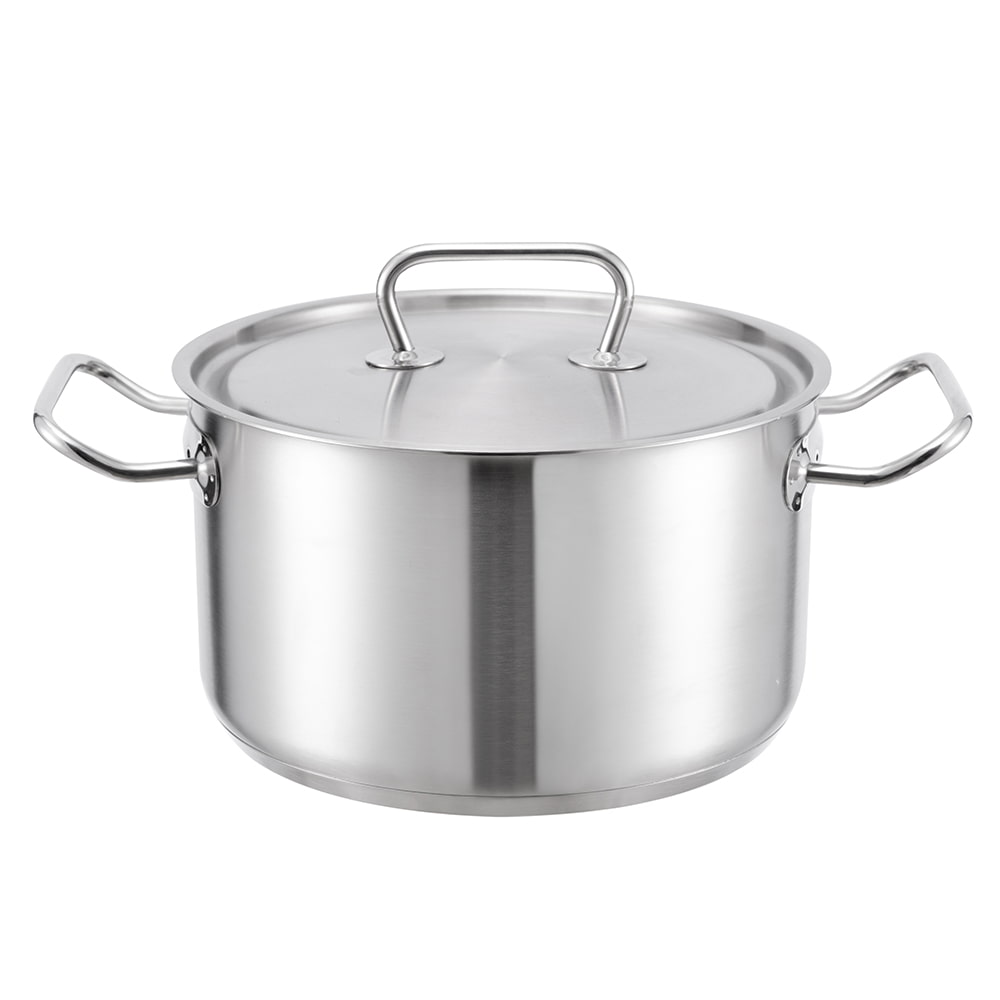 20*11.5CM Double side handle stainless steel lid stockpot JY-20115DGB