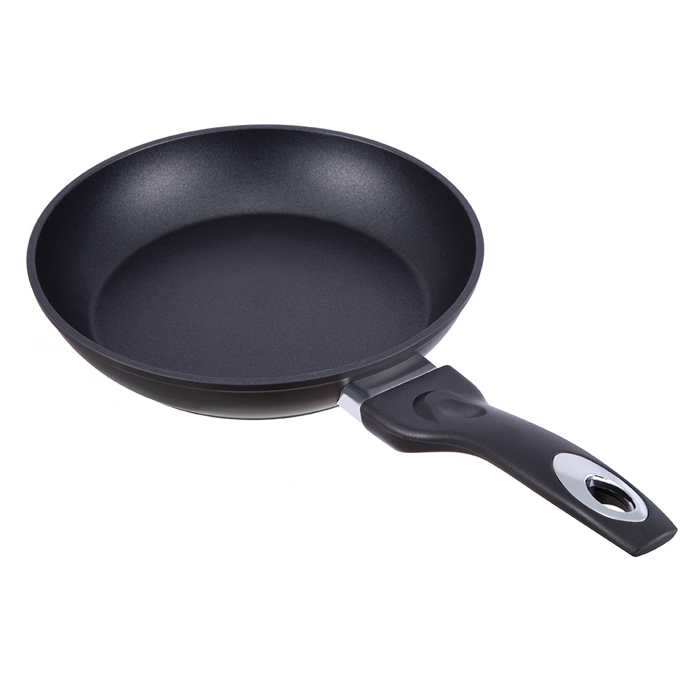 20*4.2cm black non-stick aluminum frying pan without lid JY-BF29-2-2042